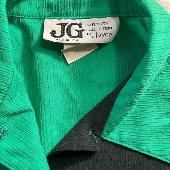 Vintage JG Petite Collection by Joyce Women’s Blouse Mid Century Modern size M - Picture 3 of 7